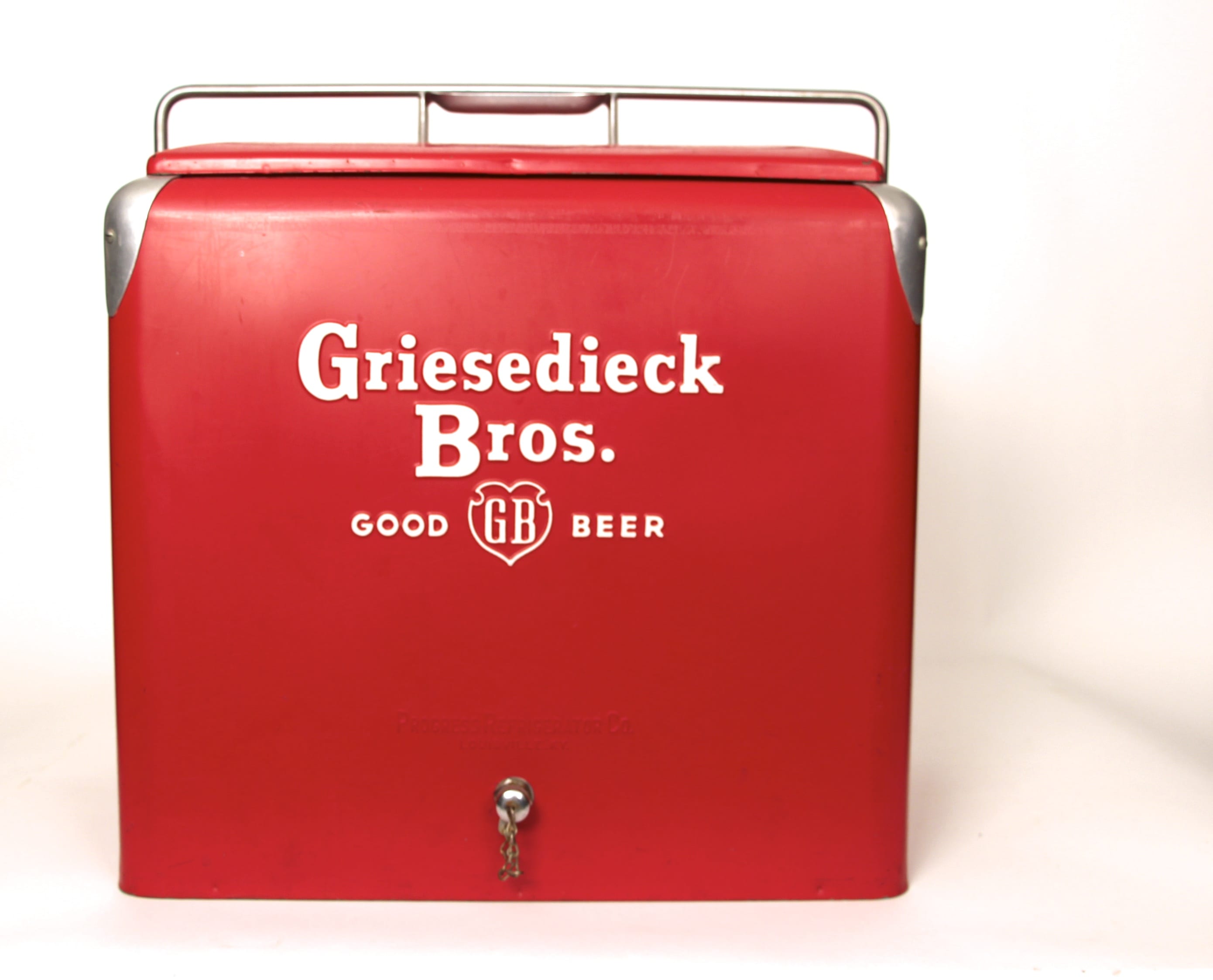 The Antique Advertising Expert Griesedieck Bros Beer Metal Cooler