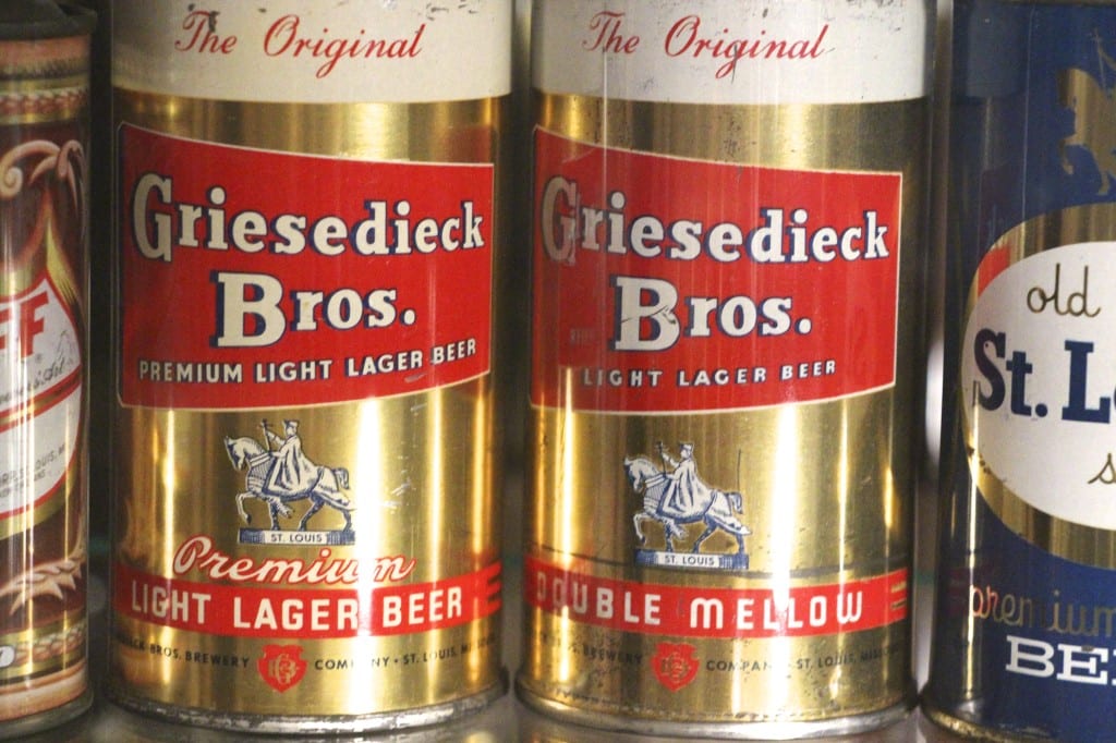 The Antique Advertising Expert Griesedieck Bros. Flat Top Beer Cans
