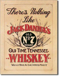Jack Daniels Whiskey Tin Sign
