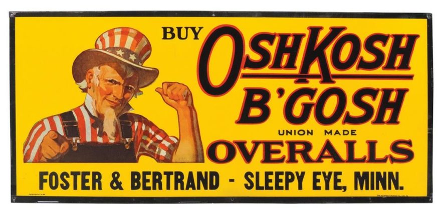 The Antique Advertising Expert | OskKosh B'Gosh Overall ...